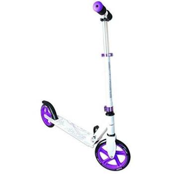 Muuwmi Scooter de Aluminio, 200 mm, Niñas, 117, Blanco/Morado, Talla única