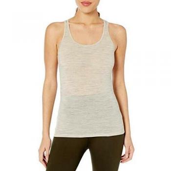 Icebreaker Siren Tank Camiseta sin Mangas para Mujer, Mujer, 103213205, Heather Beige, XS