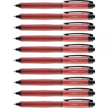 Bolígrafo retráctil STABILO PALETTE (10 piezas)
