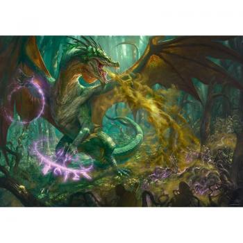 Puzzle Dungeons & Dragons 1000 Piezas - Clementoni Rompecabezas de Dragones de Calabozos y Dragones, para adultos desde 14 años