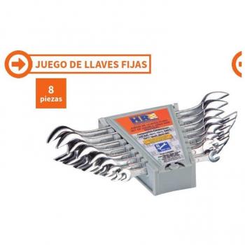Bresme madrid 101490 juego 8 llaves planas forjadas cc