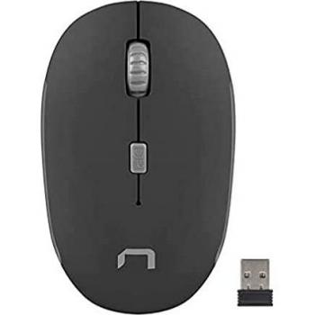 Raton NATEC Martin Optico INALAMBRICO 1600 dpi Negro Gris