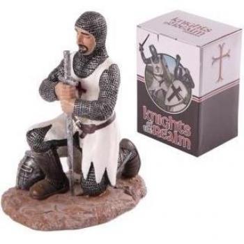 Puckator KN178 figura decorativa  Godfrey de la Croisades ergonómica blanco/gris/rojo