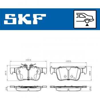 Pastillas de freno SKF VKBP 90544