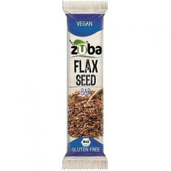 Barrita de Semillas de Lino Sin Gluten Bio Vegan 12uds Zuba