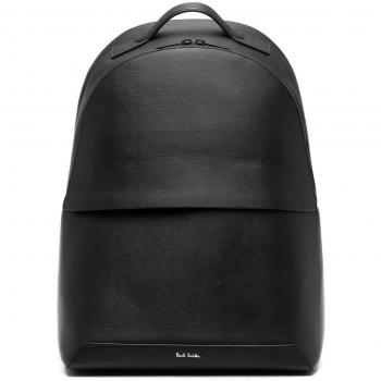Paul Smith Men's Stylish Black Leather Backpack - One Size