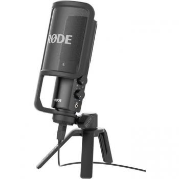 Rode NT-USB+ Microphone w/ Pop Shield, Ringmount and Tripod