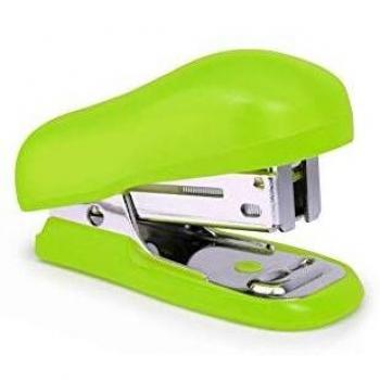 Grapadora rapesco bug mini capacidad 10 hojas usa grapas 266 color verde incluye caja de 1000 grapas