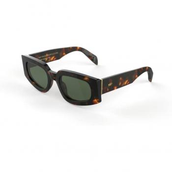 Retrosuperfuture Yse Tetra Sunglasses 3627 Unisex Round Havana Multicolor 53 MM