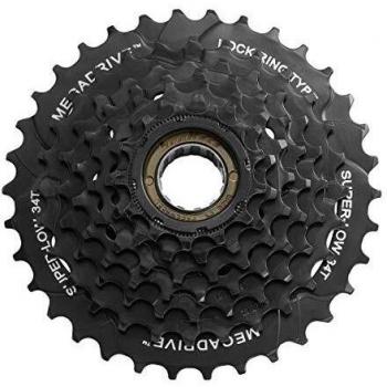 Piñón a Rosca SunRace MFM300 7v 14-34 Negro
