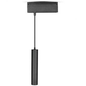 Faro LED COB Suspendido 15W 24V Negro Luz Natural 4000K CRI90 UGR19 IP20 Sistema de Pista Magnética