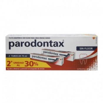 Parodontax Pasta de Dientes Sin Flúor Duplo Pack 2 x 75 ml