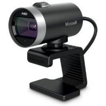 Microsoft LifeCam Cinema 6CH-00002 HD 720p Webcam with Microphone - USB 2.0, 5 Megapixel, Black/Silver