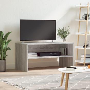 Mueble para TV vidaXL de madera contrachapada y madera de ingeniería, dimensiones 80x40x40 cm, color gris Sonoma, ideal para salón y televisor