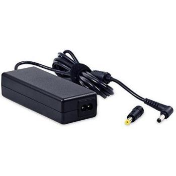 LEICKE Cargador 90W 12V 7,5A | Alimentación para monitores LCD TFT, Luces LED, NAS, Discos duros, PicoPSU, Routers, Hubs, Switches, Conmutador PC Embebidos | Clavijas 5,5*2,5mm & Adaptador 5,5*2,1mm