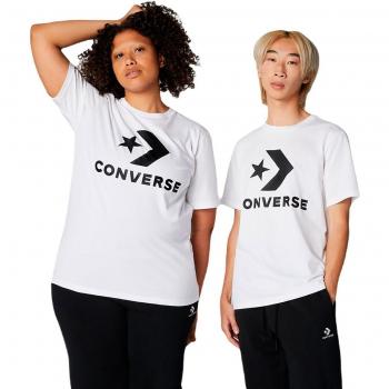 Camiseta Converse Star Chevron Logo Blanco