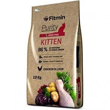 Fitmin Alimentación Cats Purity Kitten. Comida Completa para Gatitos hasta 12 Meses De Edad Y Gatas En Gestación Y Lactantes