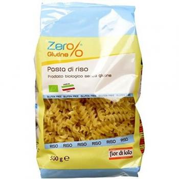 Zero% Gluten Pasta Arroz Fusilli Bio 500g
