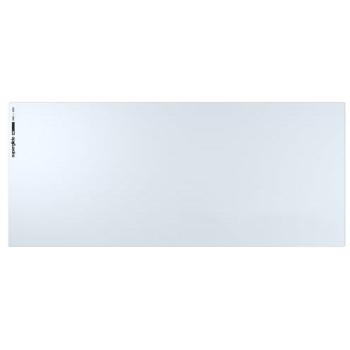 Alfombrilla de Juego XXL Superglide de Vidrio Antideslizante 98cm x 42cm (Blanco)