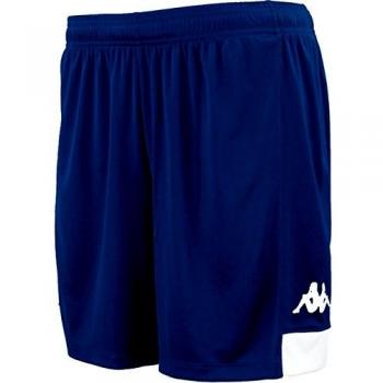 Kappa PAGGO Pantalón Corto de equipación, Niños, Azul Marino/Blanco, 8Y
