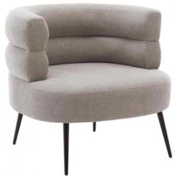 Sillón de tela gris CAMEDO