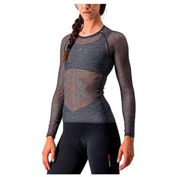 Camiseta interior Castelli Miracolo Lana Manga Larga Mujer Gris S