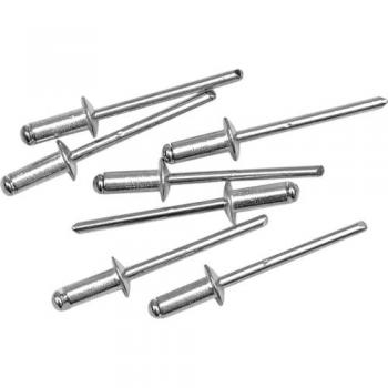 Remaches ciegos de aluminio VOREL 70330, tamaño 9.6x3.2mm, paquete de 50 piezas
