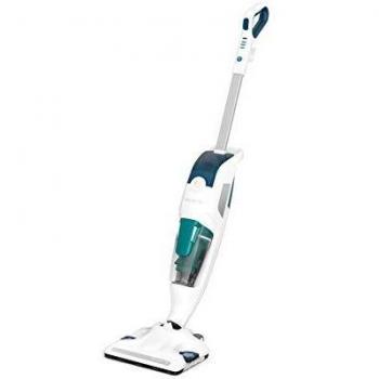 Rowenta Clean & Steam Revolution RY7757 - Limpiador a Vapor 2 en 1, Aspira y Desinfecta, Elimina 99.9% de Bacterias, Calentamiento en 30 Segundos,