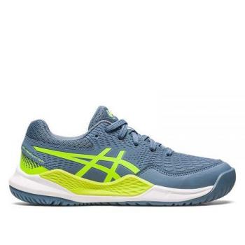 Asics Gel Resolution 9 GS Junior Zapatillas de Tenis para Niños Color Azul Verde Modelo 1044A067-400
