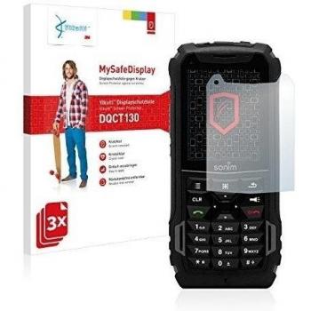 3x Vikuiti MySafeDisplay Protector de Pantalla DQCT130 de 3M para Sonim XP5