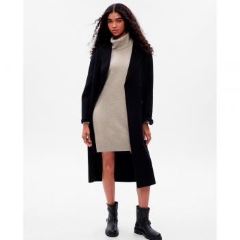 Vestido de punto con el cuello vuelto Gap