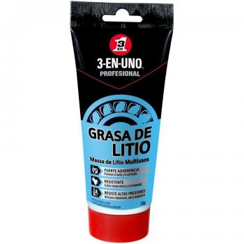 Grasa de Litio Multiusos Profesional 3-en-1 en Tubo, 150gr