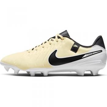 Nike Tiempo Legend 10 Academy FG/MG - Botas de fútbol para césped artificial, color Lemonada/Black Mtlc Gold Coin, talla 44 EU