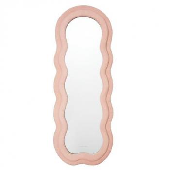 Espejo de Pie Cuerpo Entero Rizo Marrón Grande 160x60x4 cm Decoración Habitacion Aesthetic