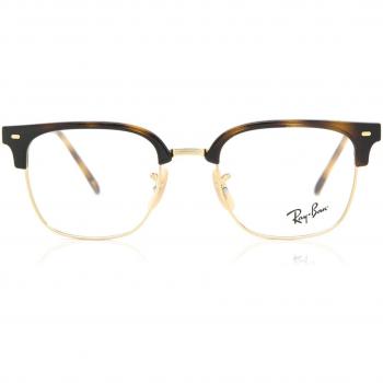 Ray-Ban RX7216 New Clubmaster 2012 Men's Eyeglasses Tortoiseshell Size 53 (Frame Only) - Blue Light Block Available
