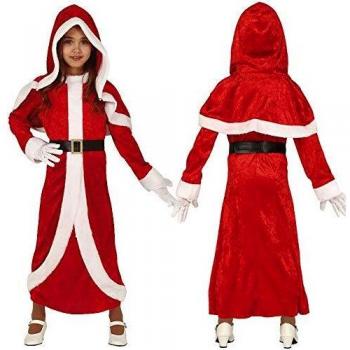 Guirca Disfraz de Mamá Noel con Capa para niñas