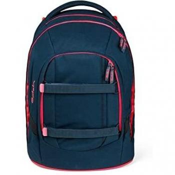 Satch Pack Ergonomic School Backpack Pink Phantom with Free Reflective Swaps