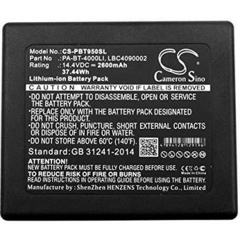 Brother Li-Ion Portable Printer Battery, 14.4V, 2600mAh - Compatible with TD-2120N, PTP900W, PTP950NW, RJ4030