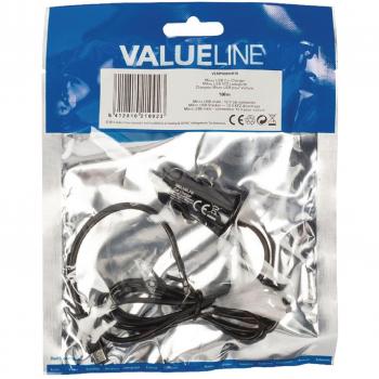 Cargador de dispositivo móvil Valueline VLMP60890B10 Auto Negro