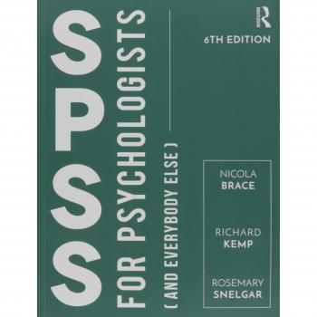 Ibm spss for psychologists