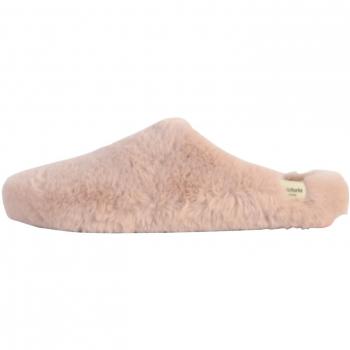 Zapatillas de casa abiertas de mujer Victoria - Pelo soft con interior suave
