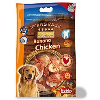 Golosinas Nobby StarSnack de Plátano y Pollo 113 g