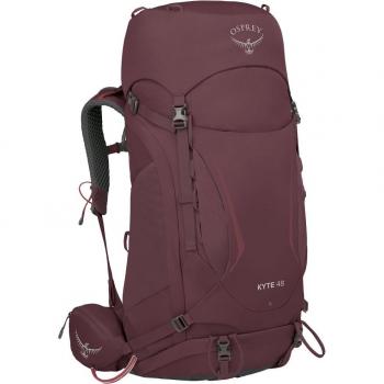 Mochila de trekking para mujer Osprey Kyte 48L en color lila, tamaño mediano/grande