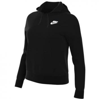 Nike Sportswear Essential Fleece Pullover Hoodie Women's Black/White XL