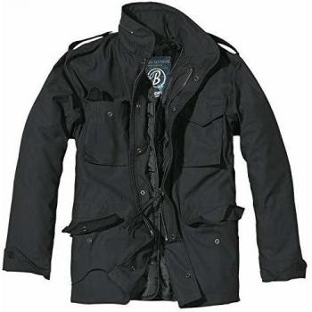 Brandit M65 Winter Jacket - Black - Sizes S to 7XL for Men