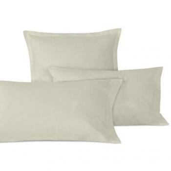 Funda Almohada Básica Beige 60x60 cm (x2) - 100% Algodón, Calidad 150 TC, Fabricado en España
