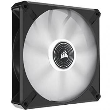 Ventilador PWM Corsair ML140 LED ELITE 140mm Blanco con Levitación Magnética y Tecnología AirGuide