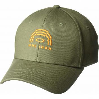 Oakley - Gorra con Logotipo Curvado de 6 Paneles, para Hombre, Talla S/M