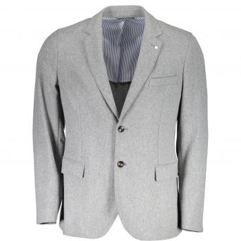 Gant Gray Polyester Blazer - IT54 | XXL