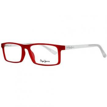 Pepe Jeans PJ3144 C2 54 Unisex Glasses - Red Frame, Adjustable Size